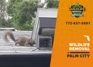 Palm City Wildlife Removal professional removing pest animal